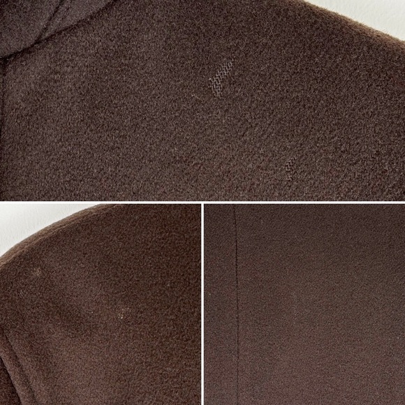 Steve by Searle Vintage 90's Brown Wool Coat - Picture 10 of 10
